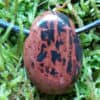 Obsidian Mahagoni Tropfenform gebohrt Gr.L – Bild 2